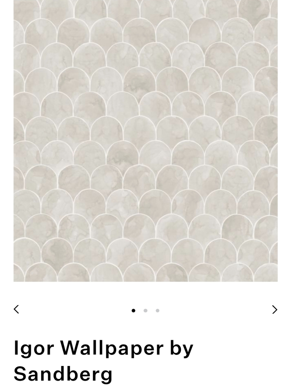 Sandberg Wallpaper "Igor" In Sandstone 2 Rolls